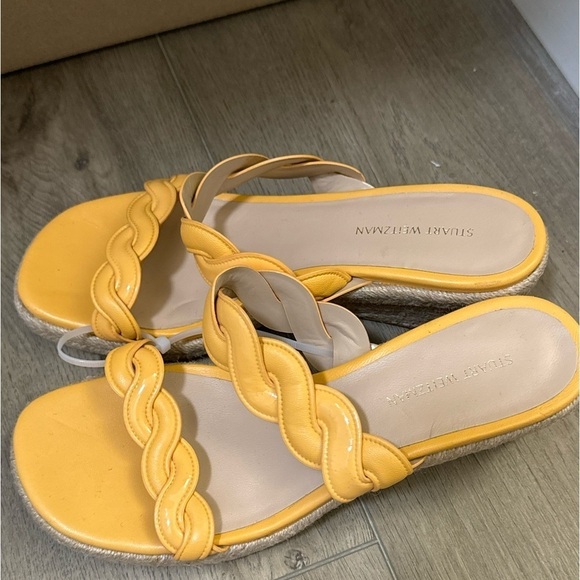 NEW! Stuart Weitzman Mango Twist Espadrille Wedge Sandal - Size 6 - Picture 4 of 10